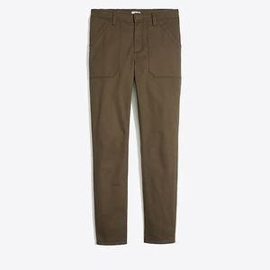 J.Crew High-Rise Skinny Army Green Cargo Pant
